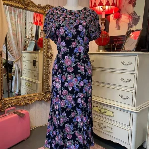 Vestido Floral Boho Anos 90